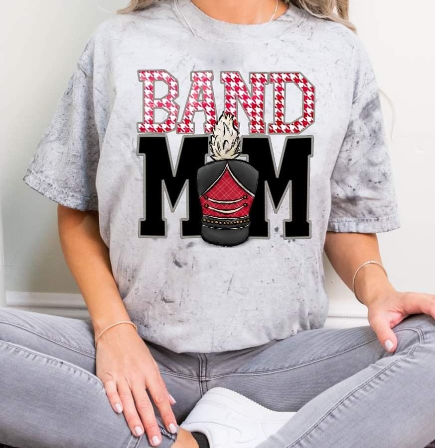 Band Mom T-shirt/school spirit/Friday night lights/Band Mama/spirit shirt/sports mom shirt/leopard mama/band shirt