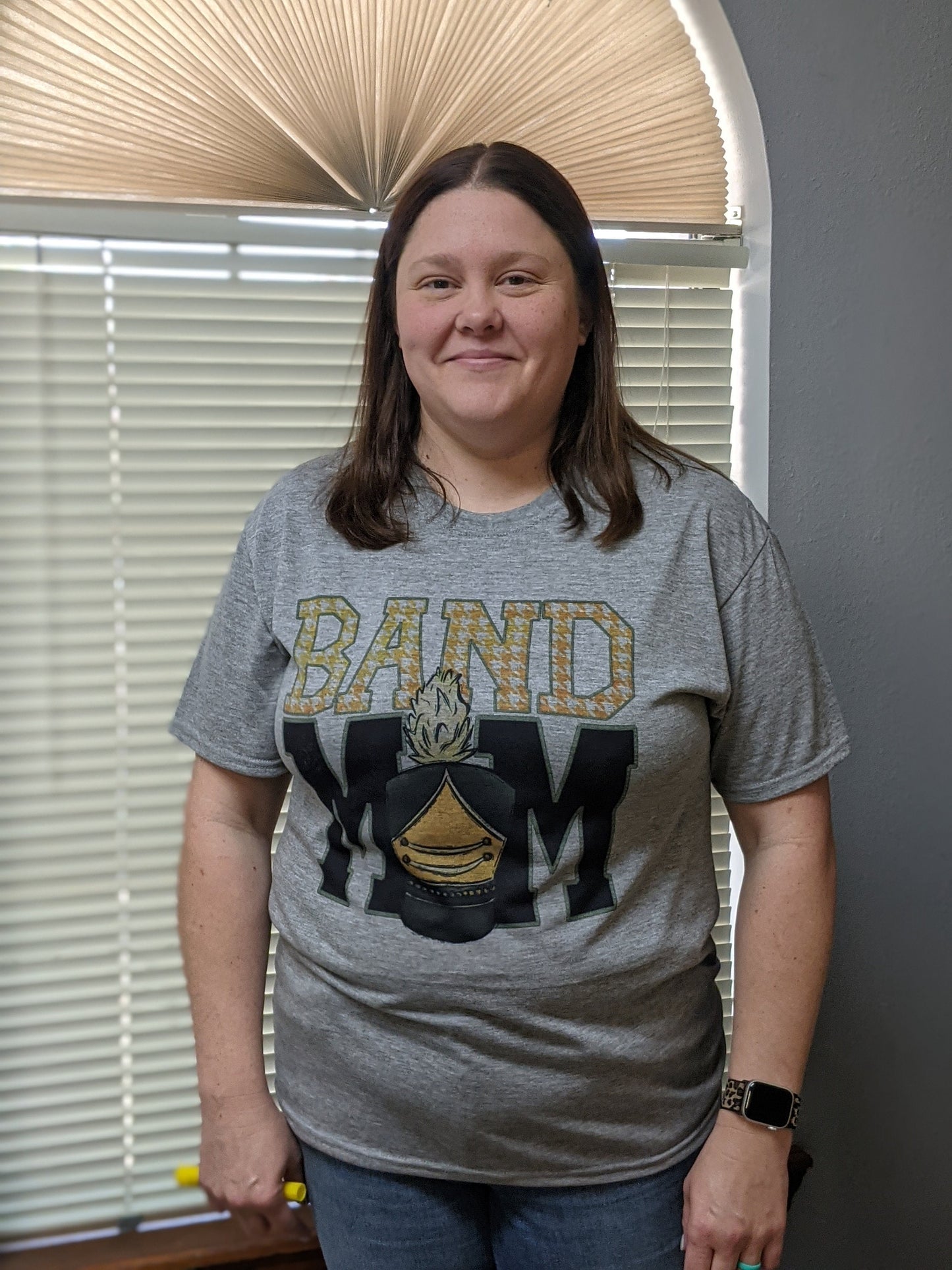 Band Mom T-shirt/school spirit/Friday night lights/Band Mama/spirit shirt/sports mom shirt/leopard mama/band shirt