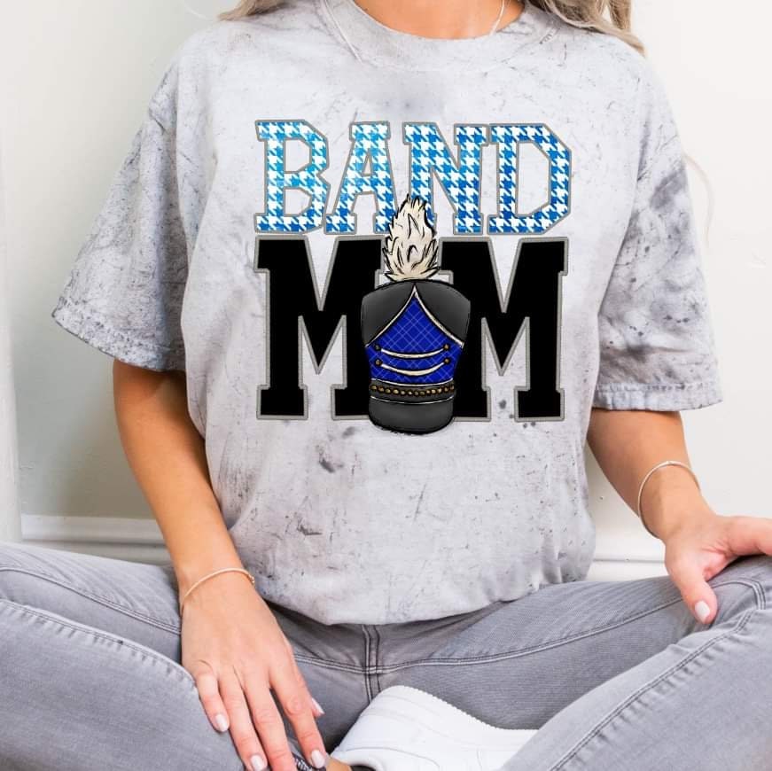Band Mom T-shirt/school spirit/Friday night lights/Band Mama/spirit shirt/sports mom shirt/leopard mama/band shirt