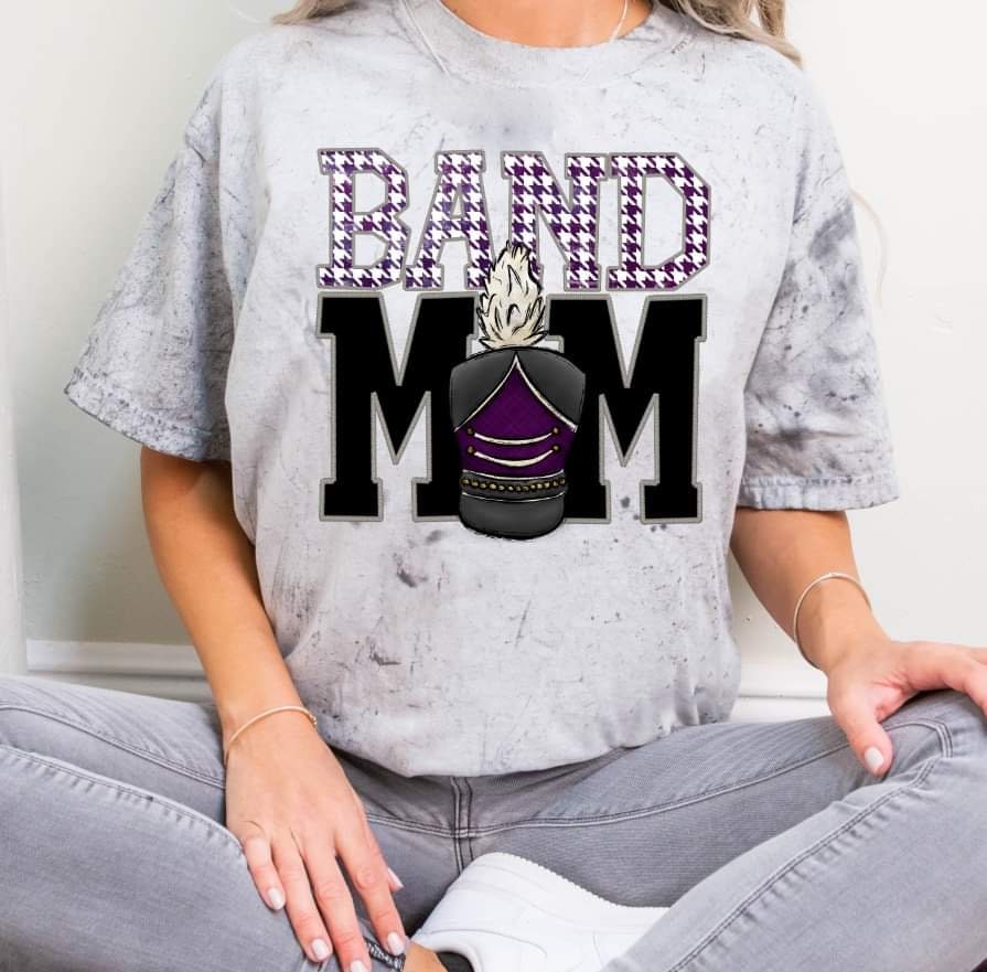 Band Mom T-shirt/school spirit/Friday night lights/Band Mama/spirit shirt/sports mom shirt/leopard mama/band shirt