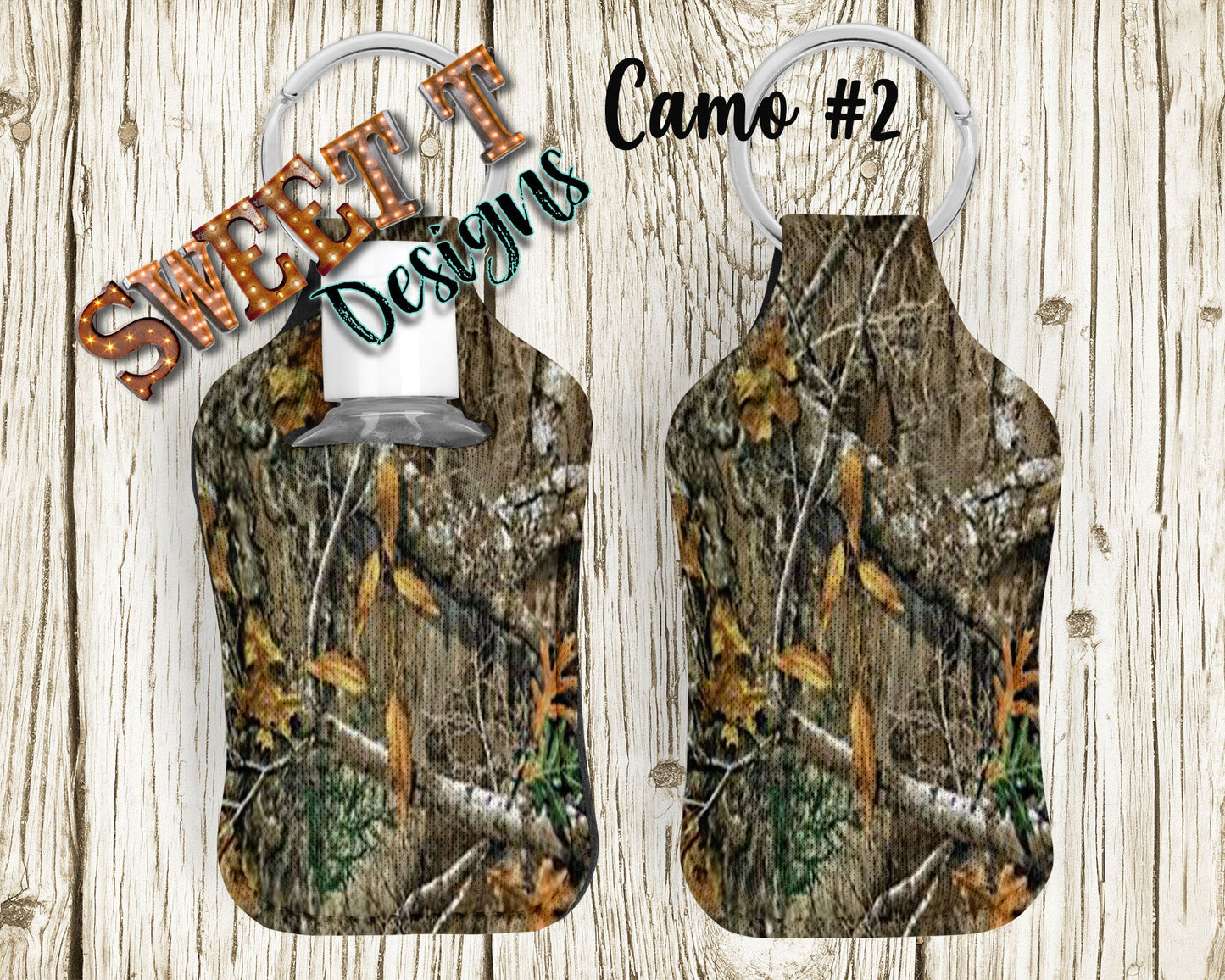 Camo hand sanitizer neoprene key chain holder carrier/multi purpose travel/air pod case/diaper bag accessory/air pod keychain/