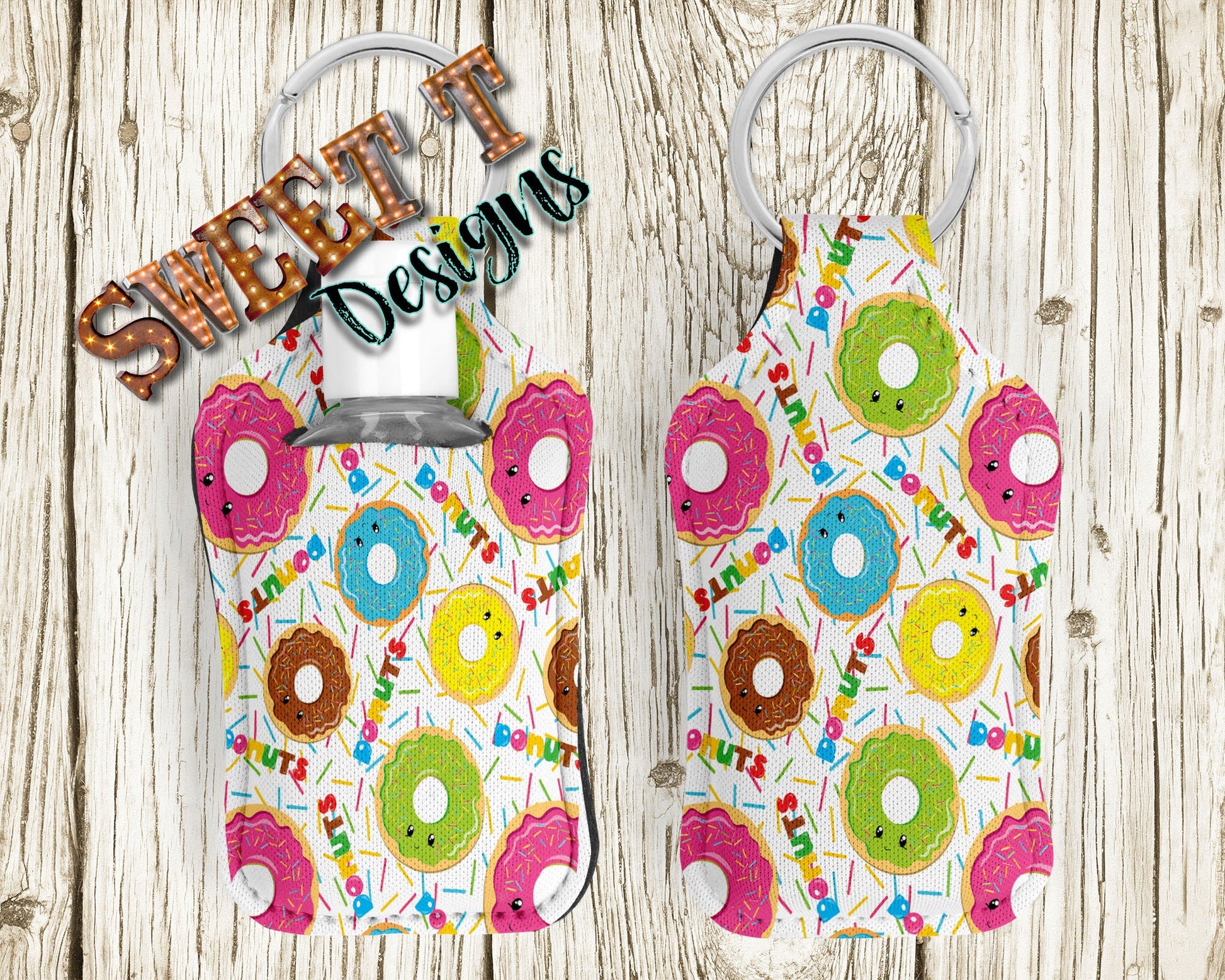 Camo hand sanitizer neoprene key chain holder carrier/multi purpose travel/air pod case/diaper bag accessory/air pod keychain/