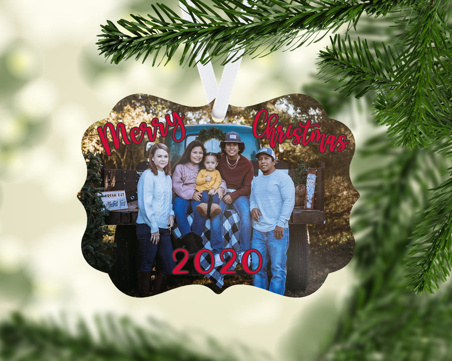 Personalized Photo ornament/Christmas gift under 20/Christmas gift/Photo ornament/Family gift tradition/mom gift/family tradition/Christmas