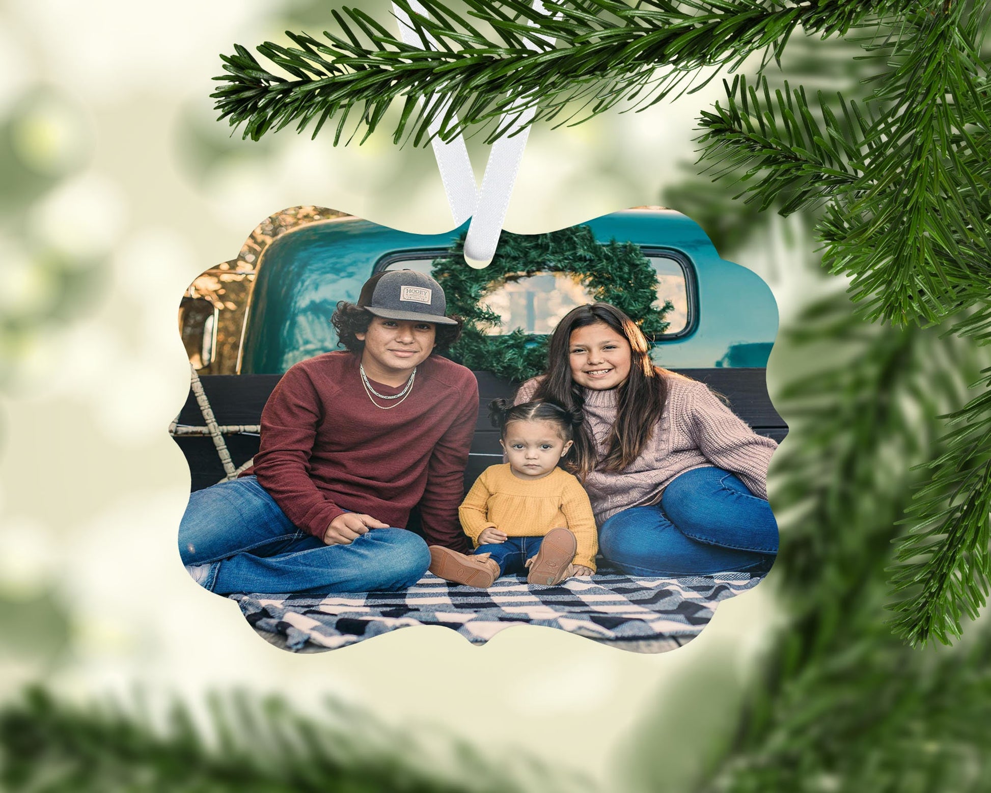 Personalized Photo ornament/Christmas gift under 20/Christmas gift/Photo ornament/Family gift tradition/mom gift/family tradition/Christmas