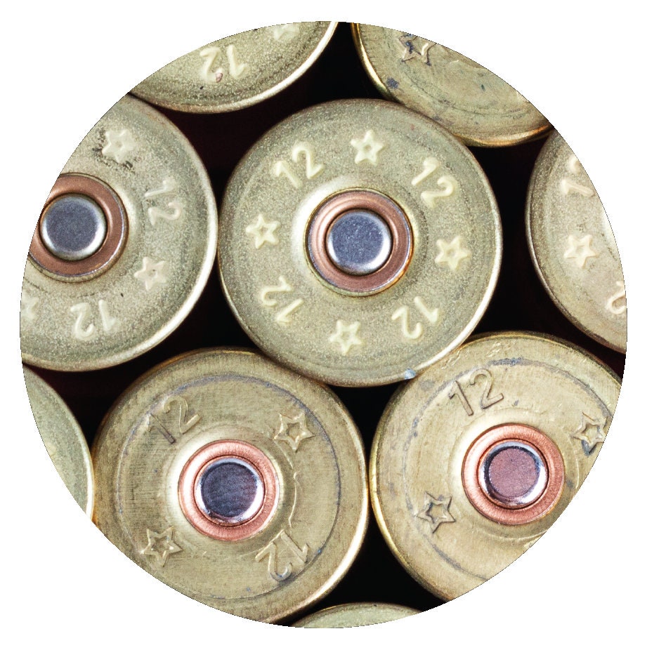 12 ga shot gun car coasters for Gun lovers