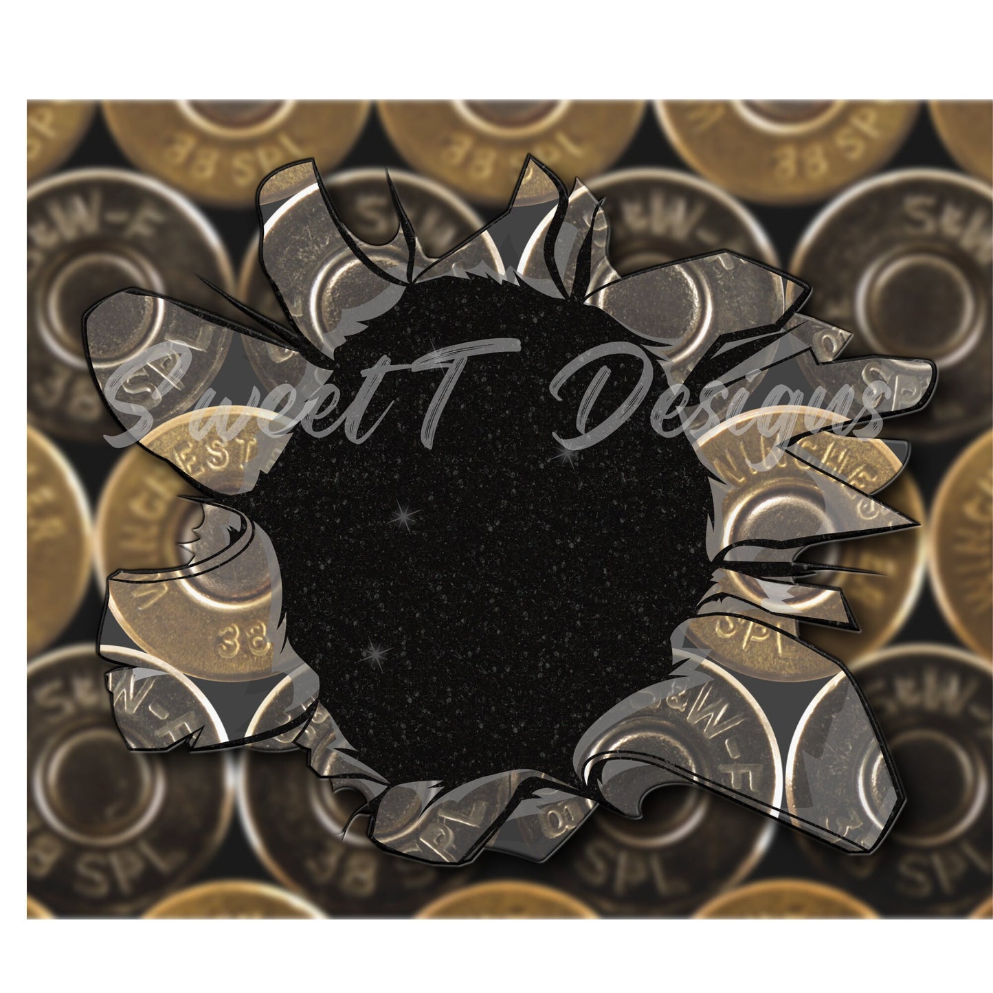 Bullet shattered Tumbler/Gun Lovers/gun tumbler for him/ammo tumbler/gun chamber/bullet tumbler/gun gift/hunting tumbler/gun car coasters