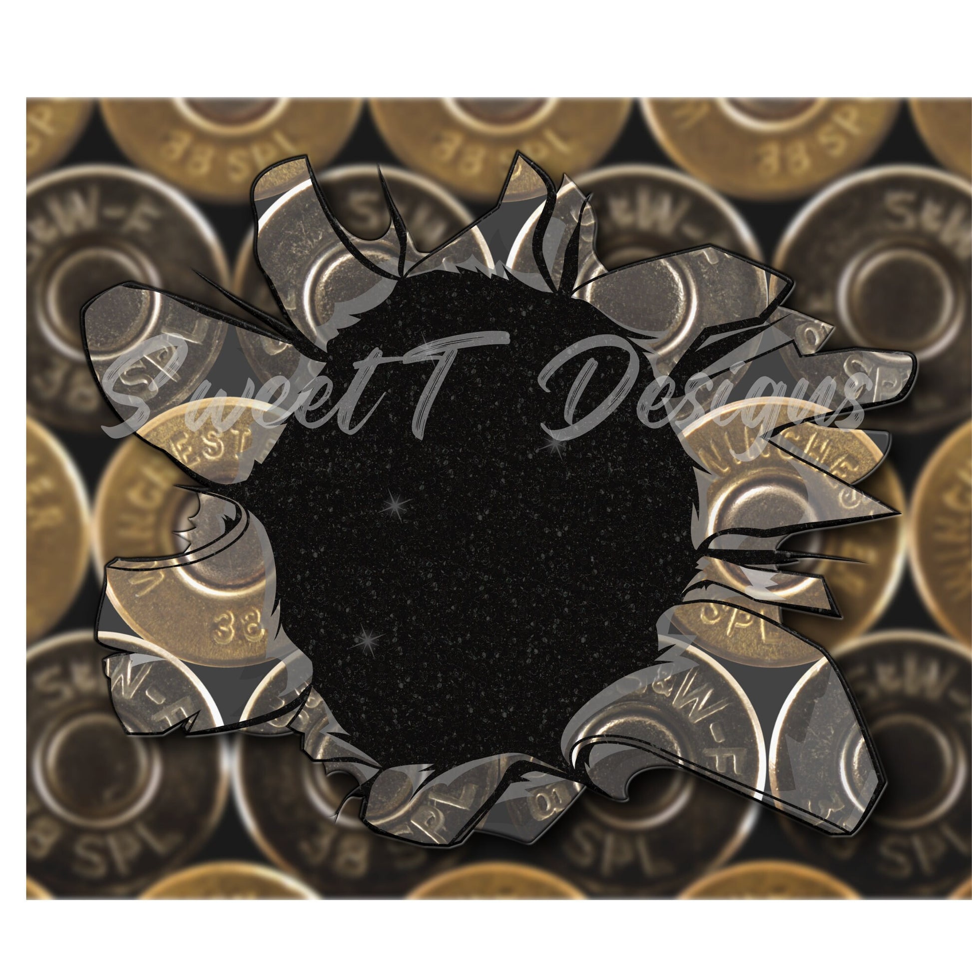 Bullet shattered Tumbler/Gun Lovers/gun tumbler for him/ammo tumbler/gun chamber/bullet tumbler/gun gift/hunting tumbler/gun car coasters