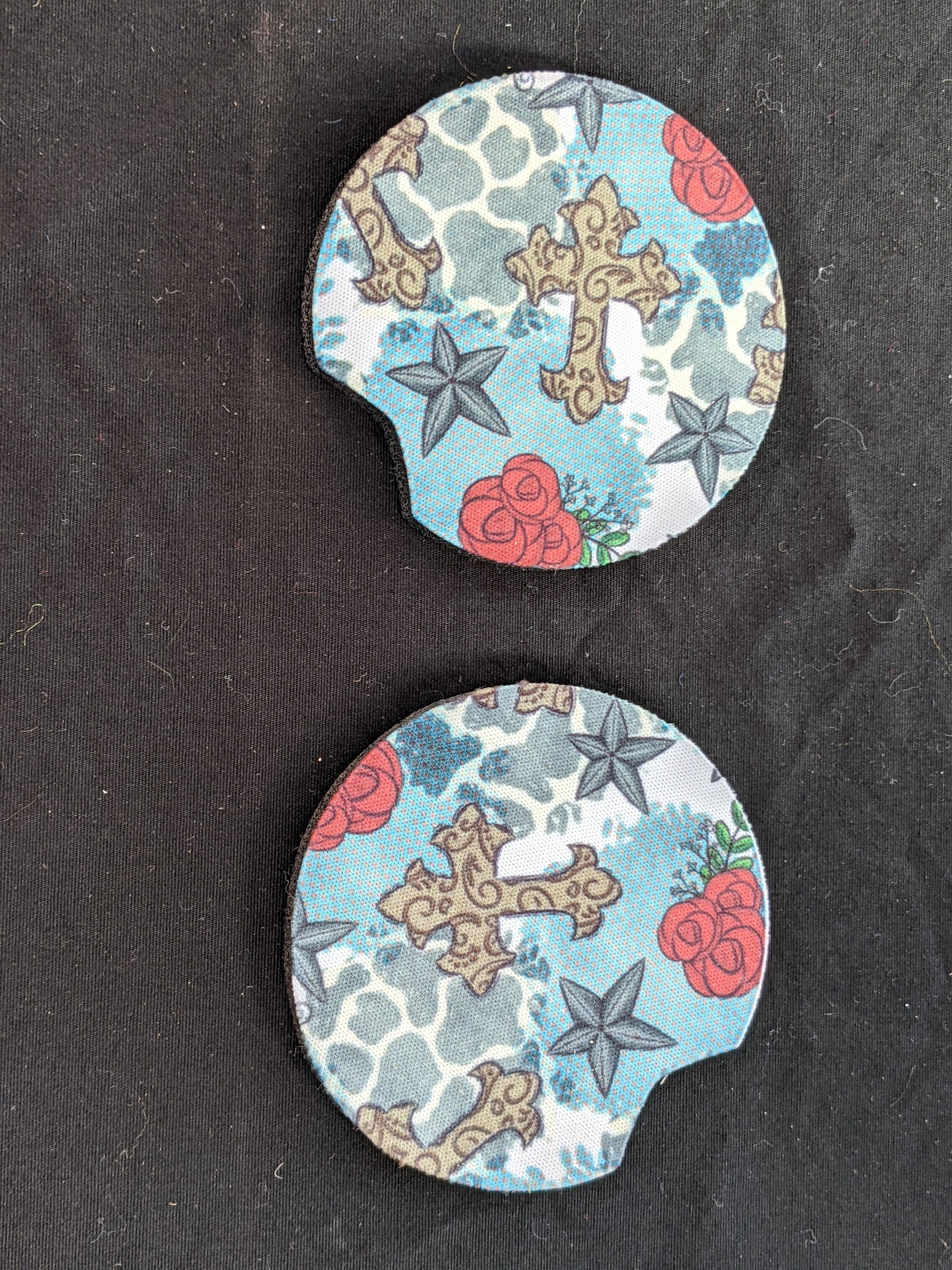 Cross w/roses 20 oz tumbler, travel tumbler for hot or cold drinks