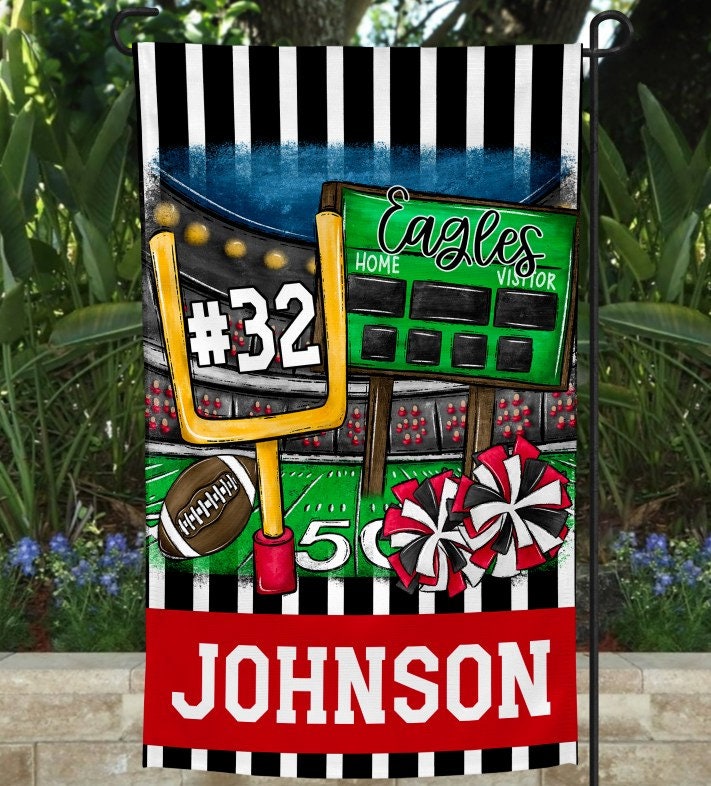 Embrace Your Football Spirit with Double-Sided Garden Flags!