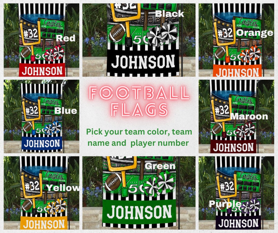 Embrace Your Football Spirit with Double-Sided Garden Flags!