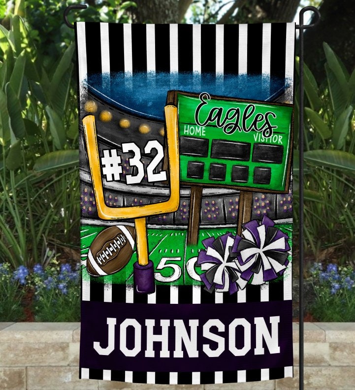 Embrace Your Football Spirit with Double-Sided Garden Flags!