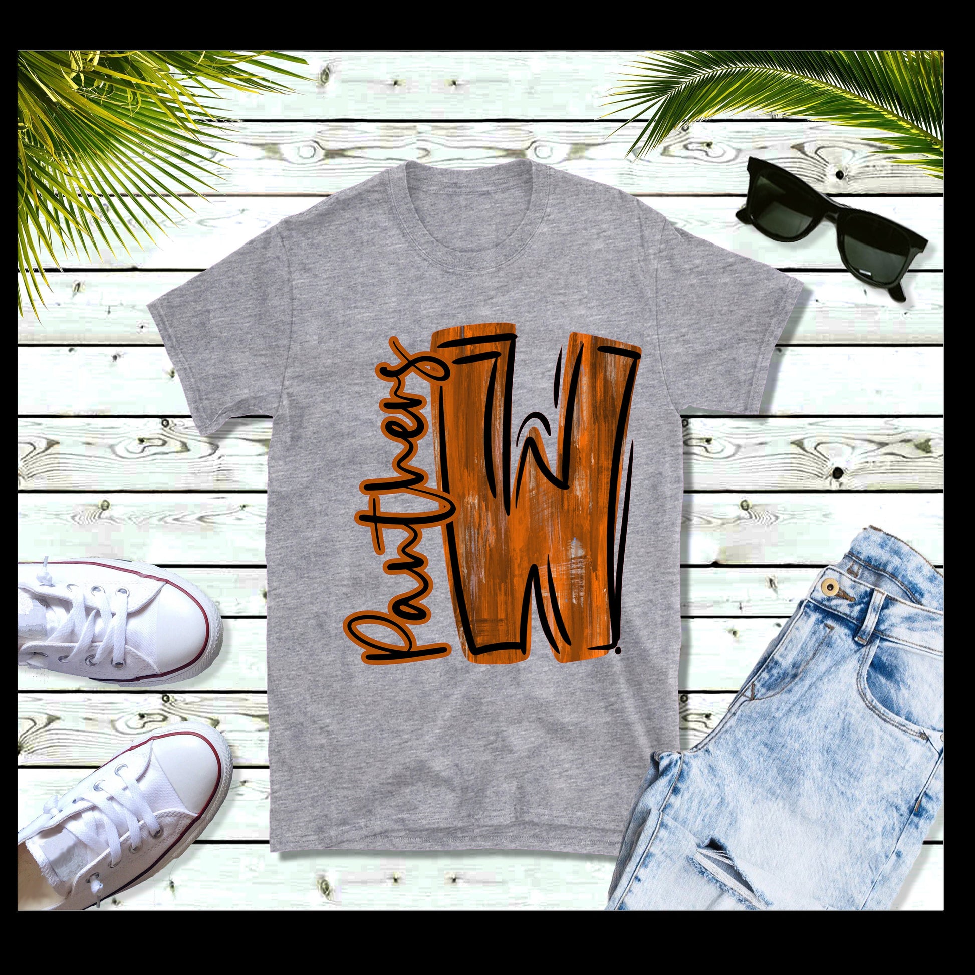 Hand Painted Letter Spirit Shirts