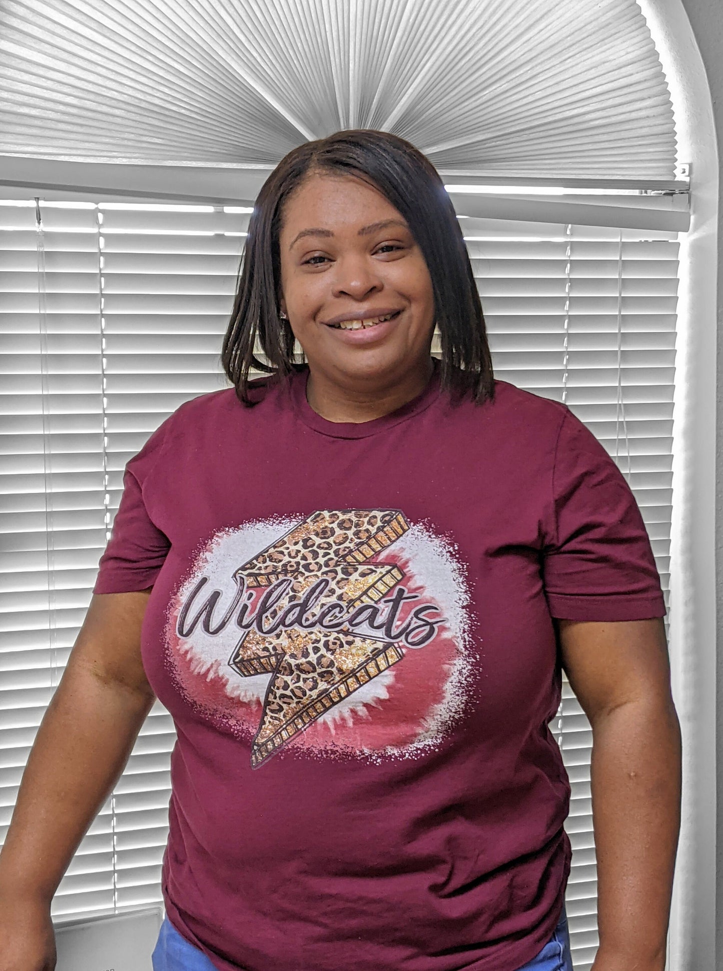 Leopard Lightening Bolt Spirit T-shirt