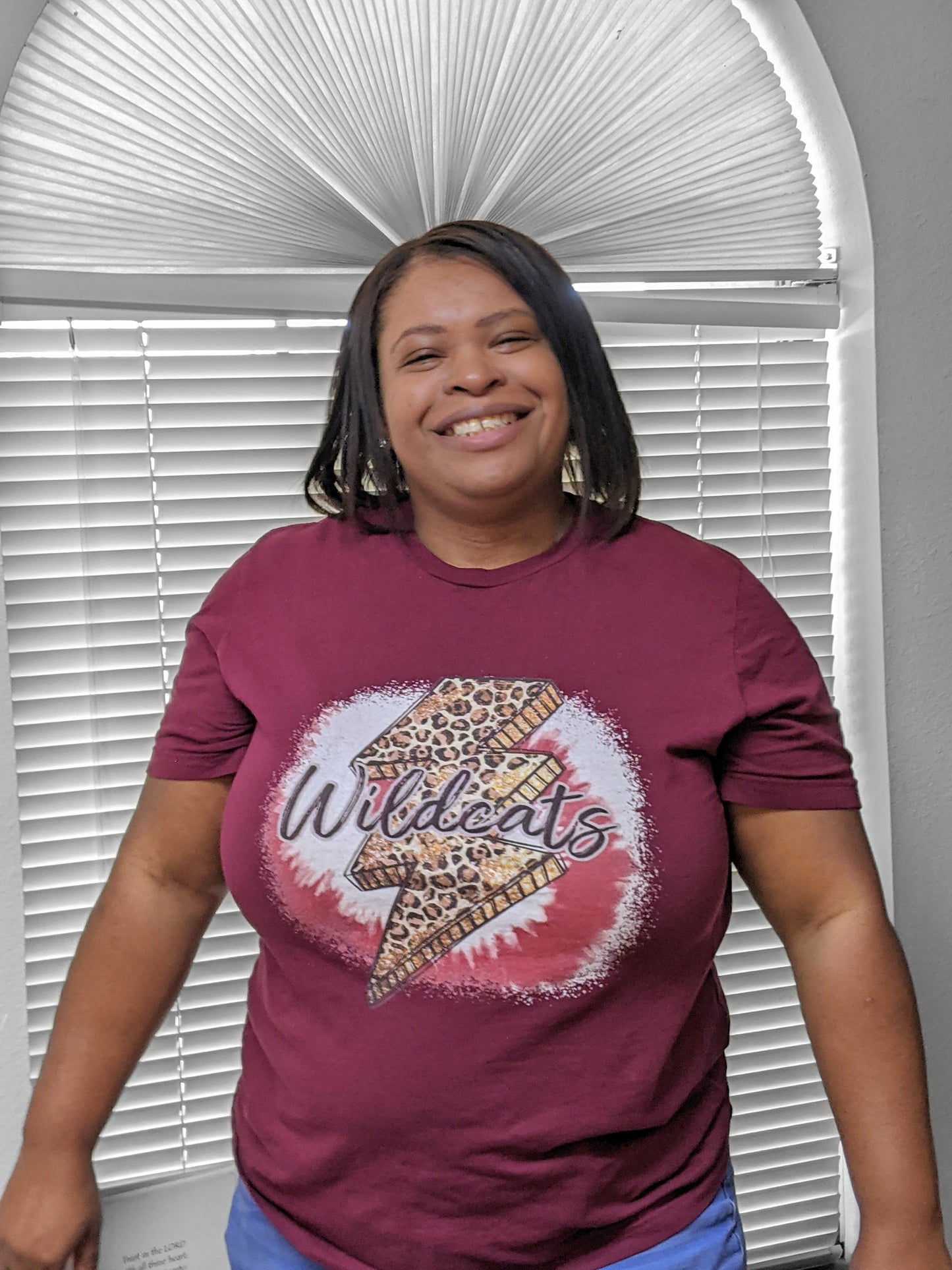 Leopard Lightening Bolt Spirit T-shirt