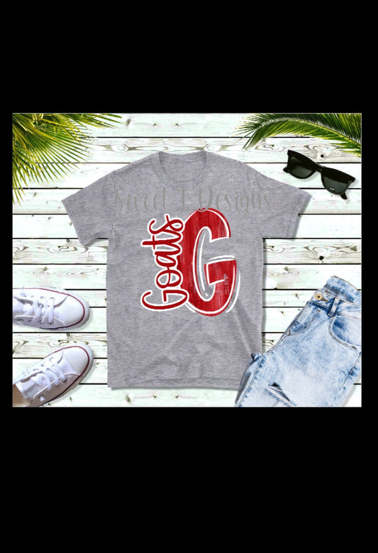 Hand Painted Letter Spirit Shirts