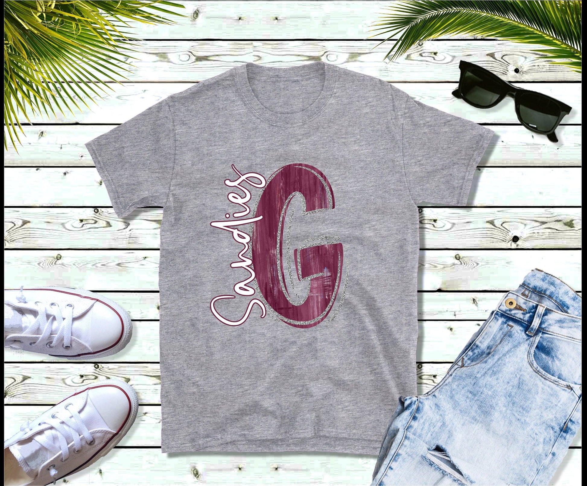 Hand Painted Letter Spirit Shirts