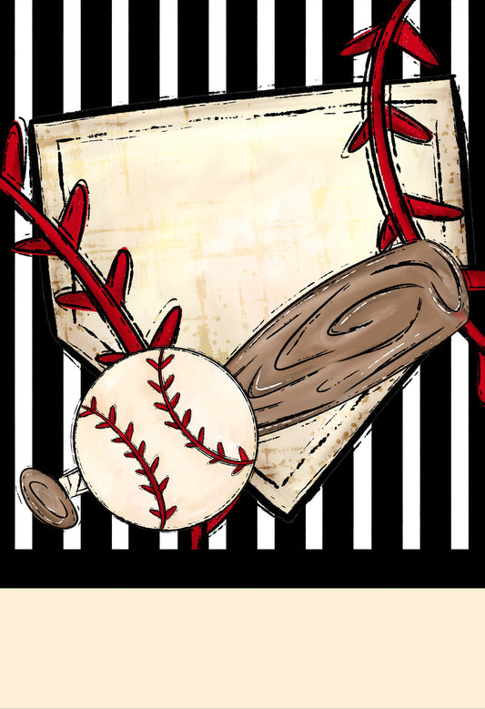 Customizable Baseball spirit garden flag