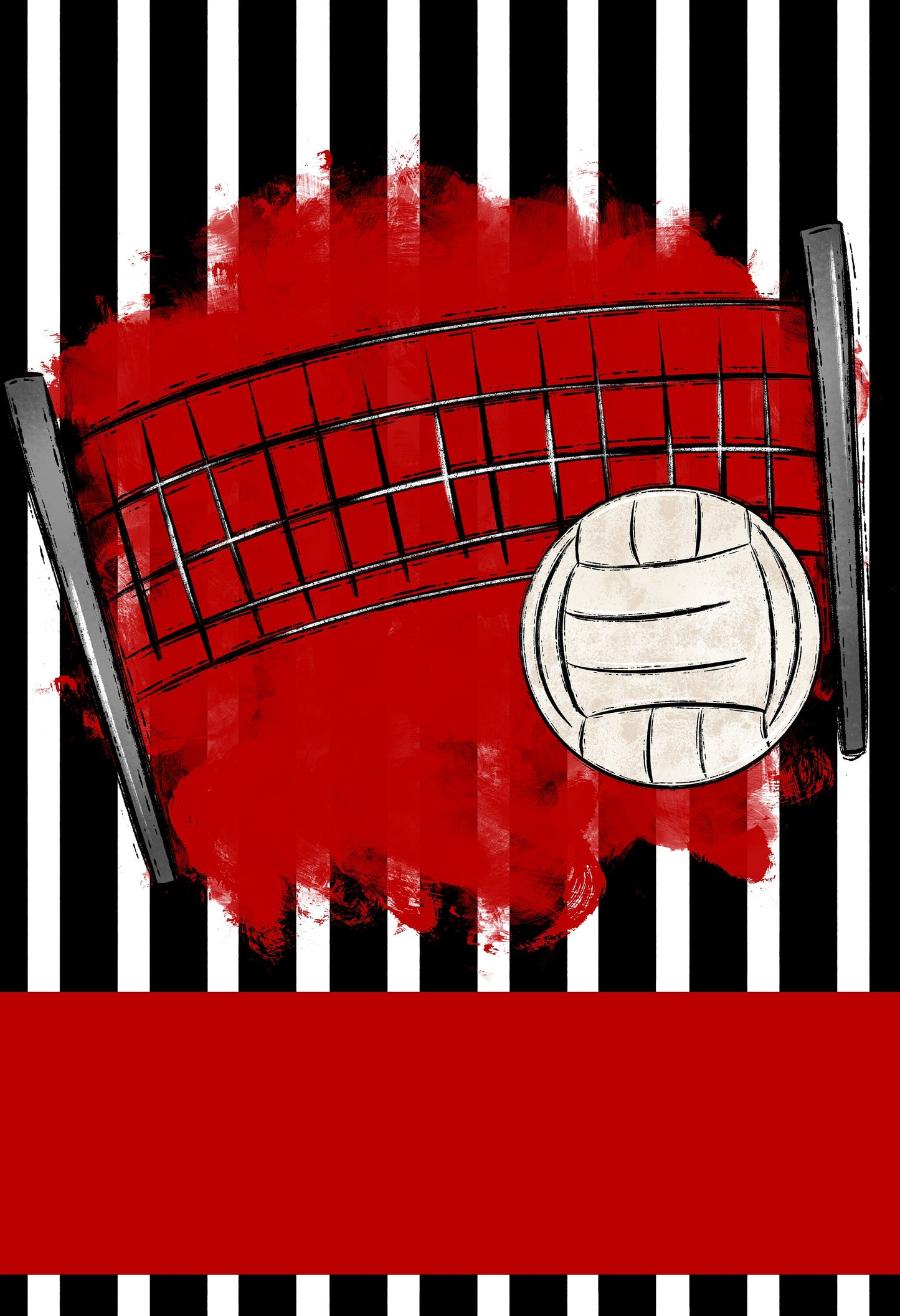 Reed Volleyball garden flag