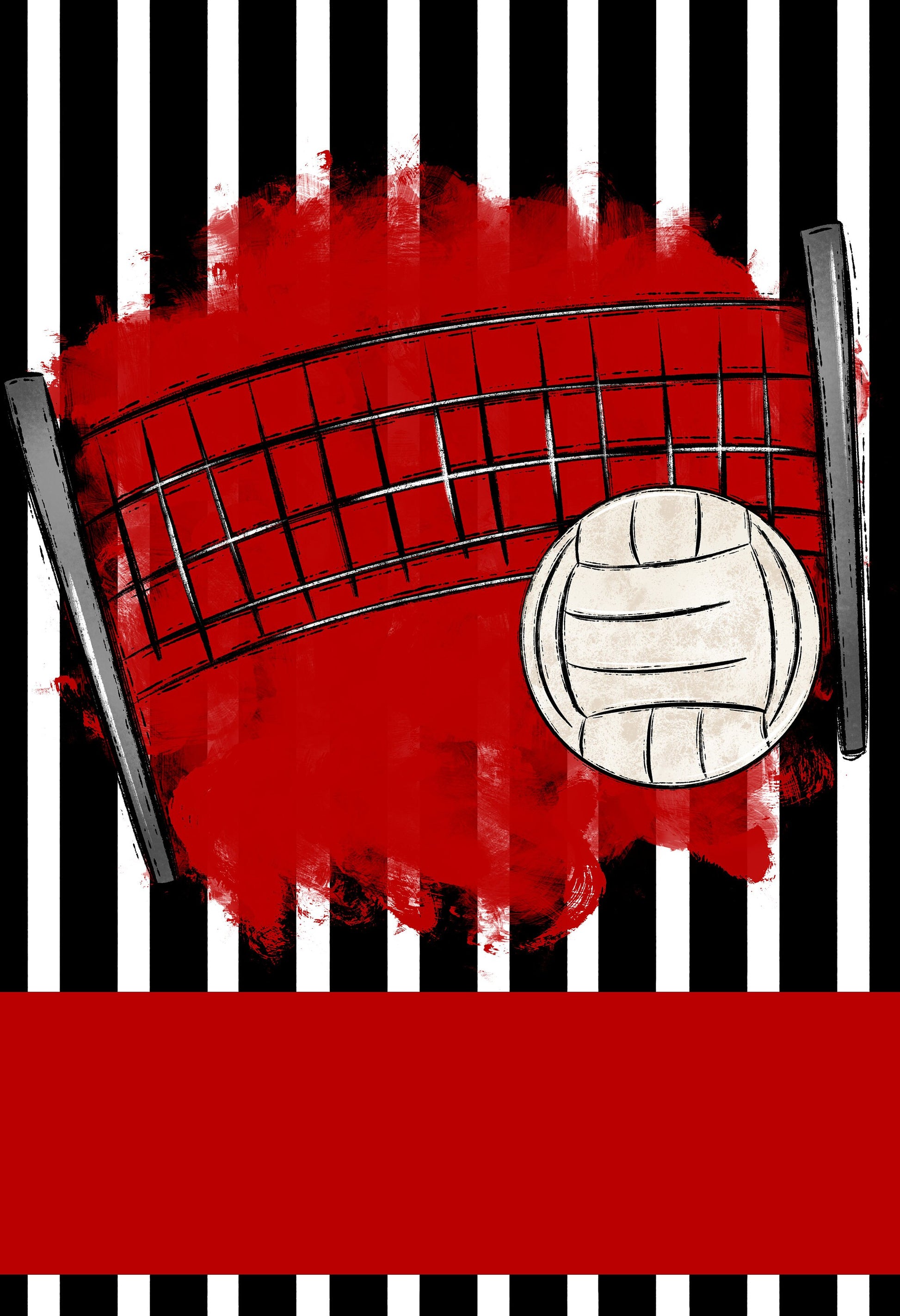 Reed Volleyball garden flag