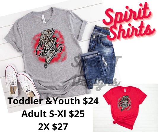 Lightening Bolt Spirit Shirt