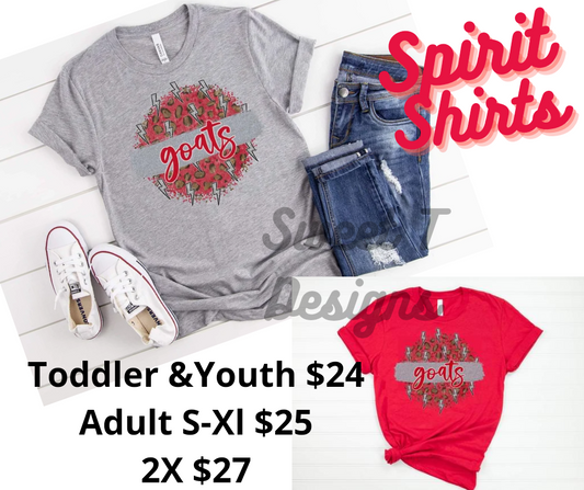 Spirit Shirt mini lightening bolt