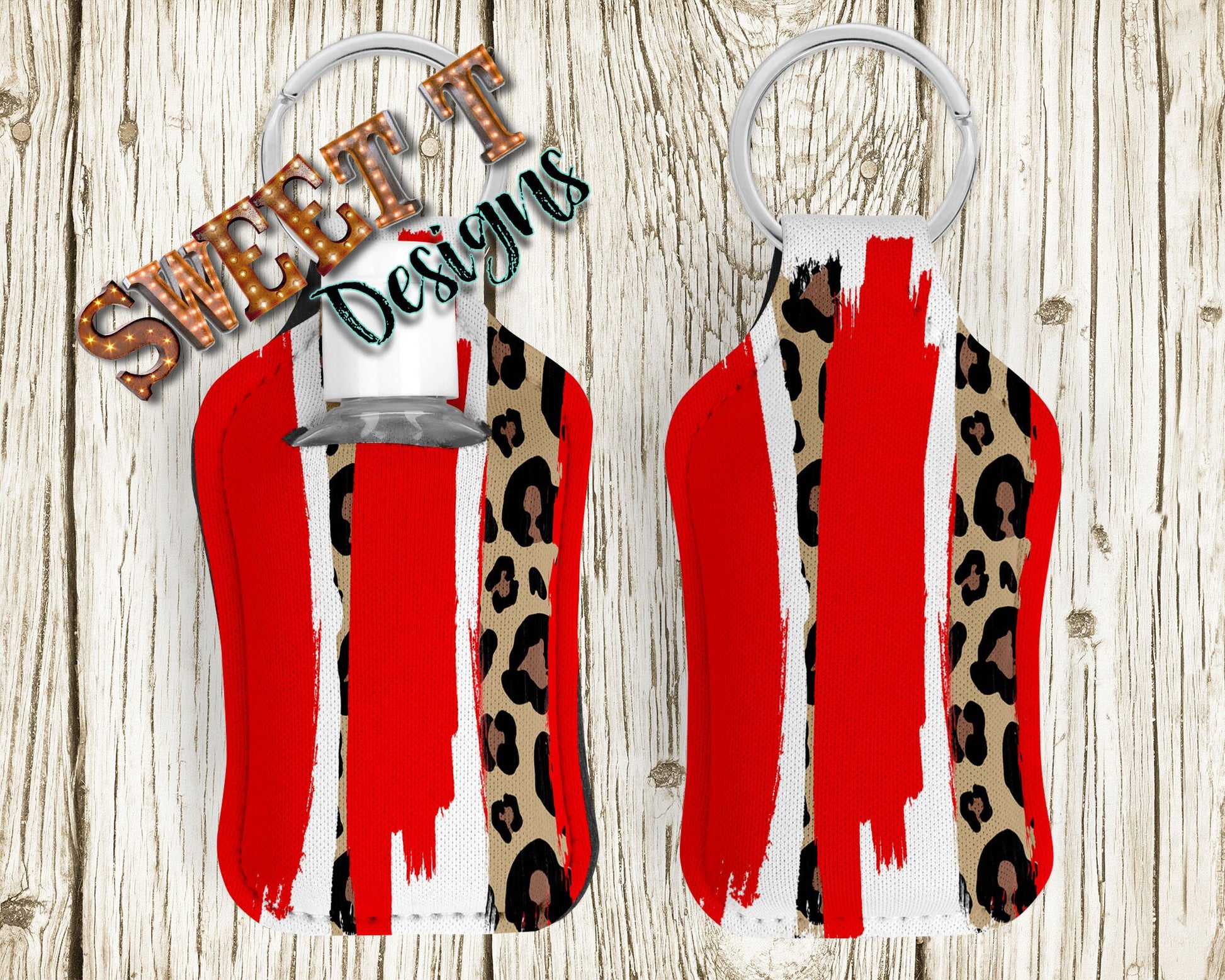 6 ft away Heifer hand sanitizer holder/Neoprene/Keychain/multiple purpose travel/stretch/personalized/back to school/accessories/airpod case
